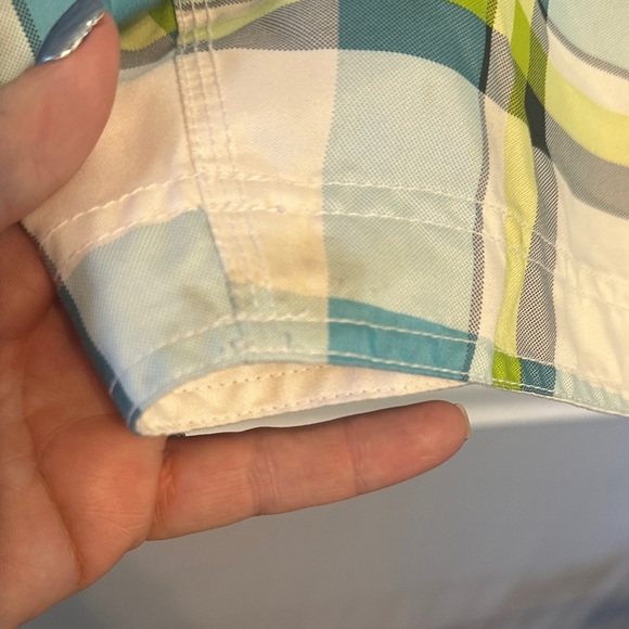 Stylish Plaid Men's Swim Trunks - Picture 8 of 8